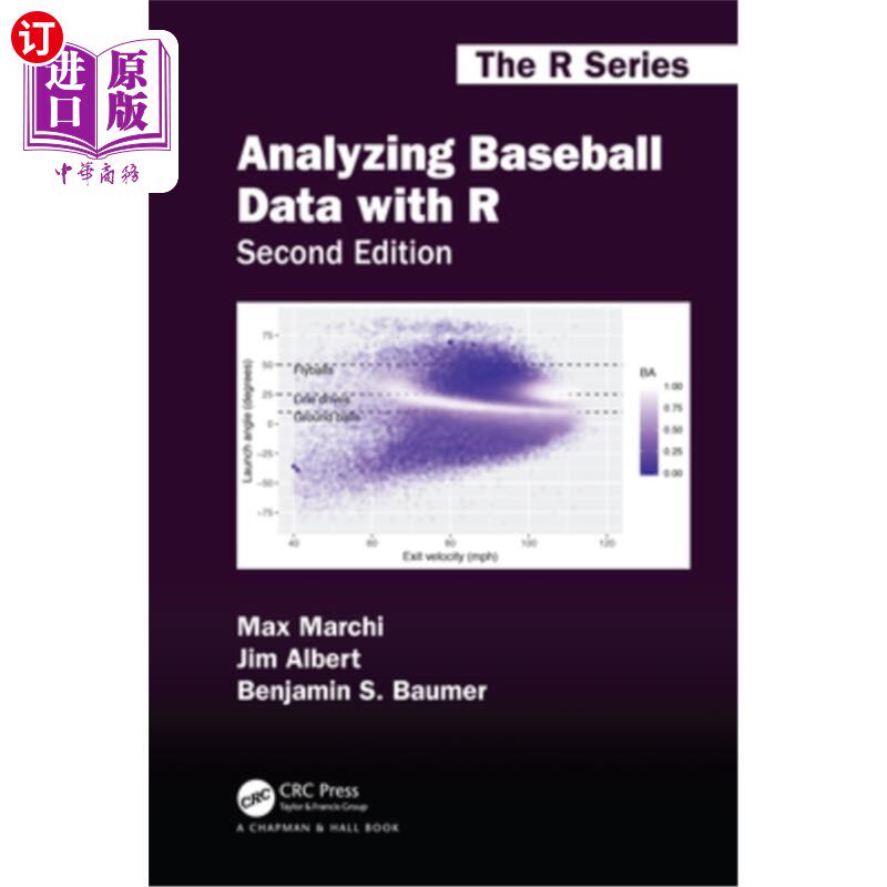 海外直订Analyzing Baseball Data with R, Second Edition 用R分析棒球数据，第二版
