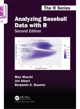海外直订Analyzing Baseball Data with R, Second Edition 用R分析棒球数据，第二版