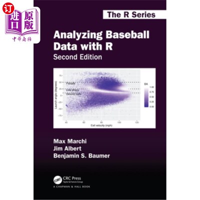 海外直订Analyzing Baseball Data with R, Second Edition 用R分析棒球数据，第二版