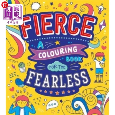 海外直订Fierce: A Colouring Book for the Fearless 《勇猛:无畏者的着色书》