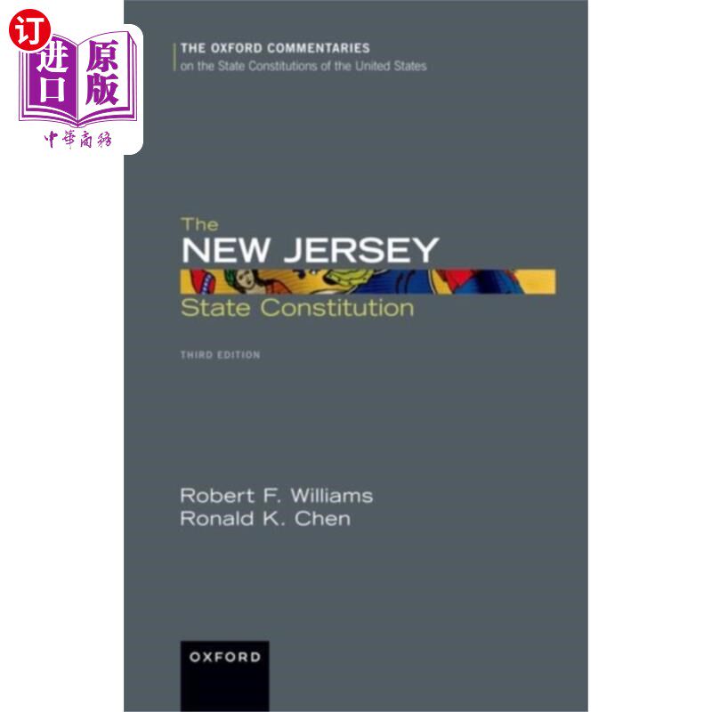海外直订New Jersey State Constitution 新泽西州宪法