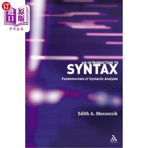 海外直订An Introduction to Syntax 句法概论