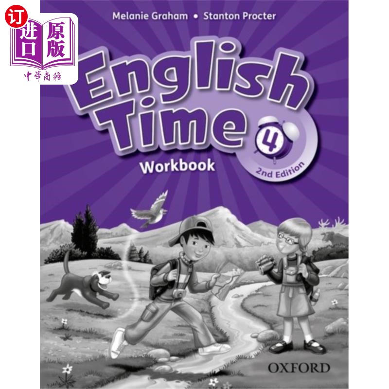 海外直订 英语时间:4:练习册 教材 写作技能 口语 听力 牛津 English Time: 4: Workbook