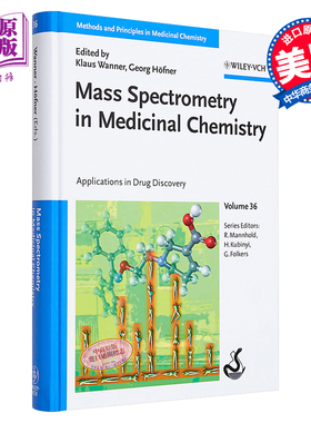 现货 医学化学质谱学 Mass Spectrometry In Medicinal Chemistry Klaus Wanner 英文原版【中商原版】Wiley