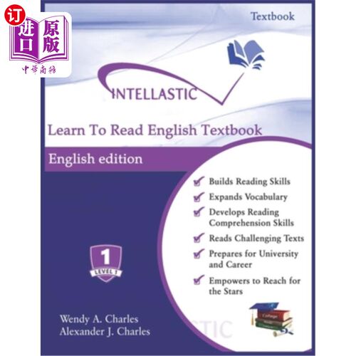 海外直订Learn To Read English Textbook: Color Edition 学习阅读英语教材:彩色版