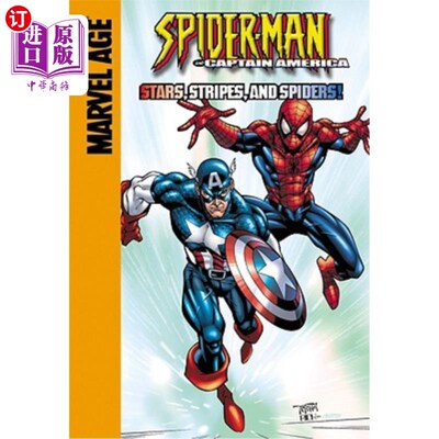 海外直订Captain America: Stars, Stripes, and Spiders!: Stars, Stripes, and Spiders! 美国队长：星星、条纹和蜘蛛！：