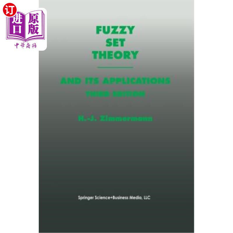 海外直订Fuzzy Set Theory--And Its Applications 模糊集理论及其应用