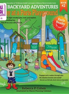 海外直订PJ's Backyard Adventures: Play at a Paris Playground PJ的后院冒险:在巴黎游乐场玩