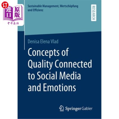 海外直订Concepts of Quality Connected to Social Media and Emotions 与社交媒体和情感相关的质量概念