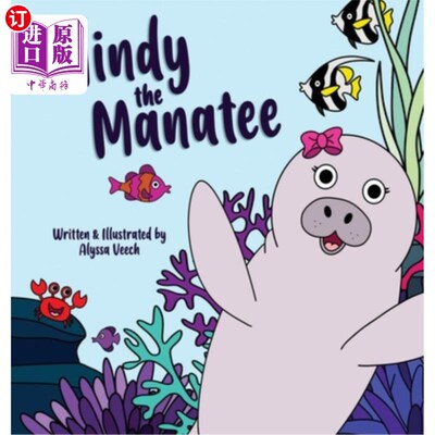 海外直订Mindy the Manatee 海牛明迪