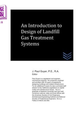 海外直订An Introduction to Design of Landfill Gas Treatment Systems 填埋气处理系统设计简介