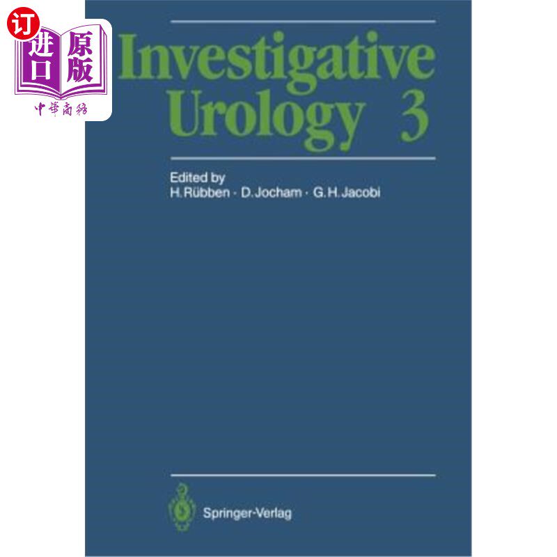 海外直订医药图书Investigative Urology 3 调查泌尿科3