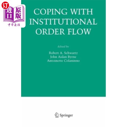 海外直订Coping with Institutional Order Flow 应对制度秩序流
