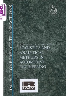 海外直订International Conference on Statistics and Analy... 汽车工程统计与分析方法国际会议