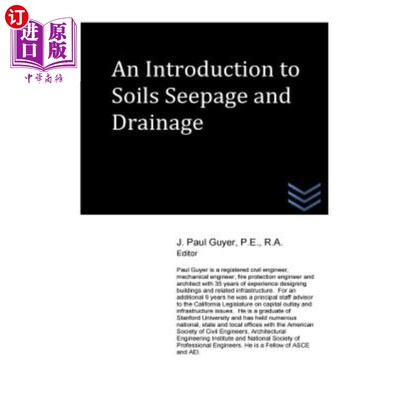 海外直订An Introduction to Soils Seepage and Drainage 土壤渗流与排水导论