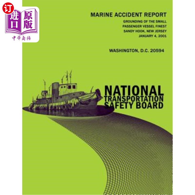 海外直订Grounding of the Small Passenger Vessel Finest Sandy Hook, New Jersey-January 4, 新泽西州桑迪胡克号小客轮搁