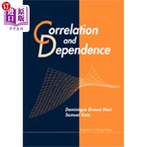 海外直订Correlation And Dependence 关联和依赖