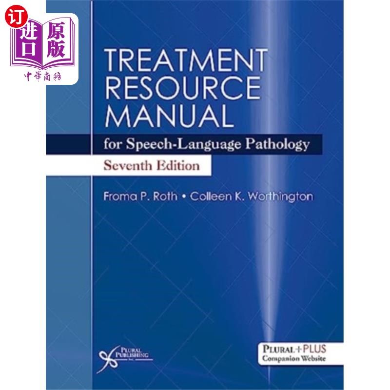 海外直订医药图书Treatment Resource Manual for Speech-Language Pa... 语言病理学治疗资源手册