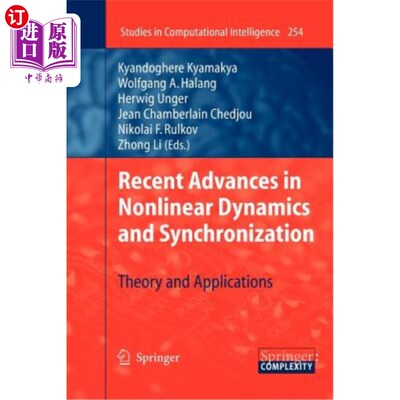 海外直订Recent Advances in Nonlinear Dynamics and Synchronization: Theory and Applicatio 非线性动力学与同步的最新进