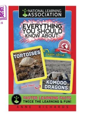 海外直订Everything You Should Know About Tortoises and Komodo Dragons 关于乌龟和科莫多巨蜥你应该知道的一切