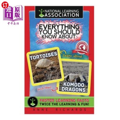 海外直订Everything You Should Know About Tortoises and Komodo Dragons 关于乌龟和科莫多巨蜥你应该知道的一切