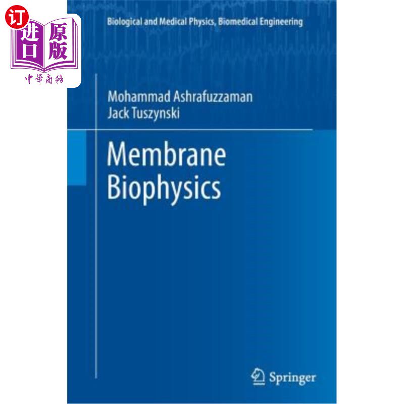 海外直订Membrane Biophysics 膜生物物理学