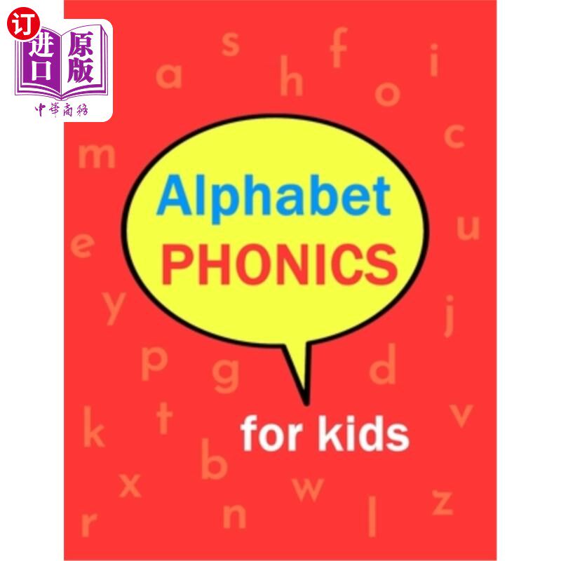 海外直订Alphabet Phonics For Kids 儿童字母拼读法