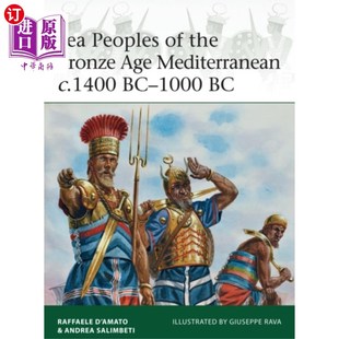 前1000年 Age 青铜时代地中海 c.14... Mediterranean 公元 Sea Peoples 海外直订古英语 the 海上民族BC Bronze
