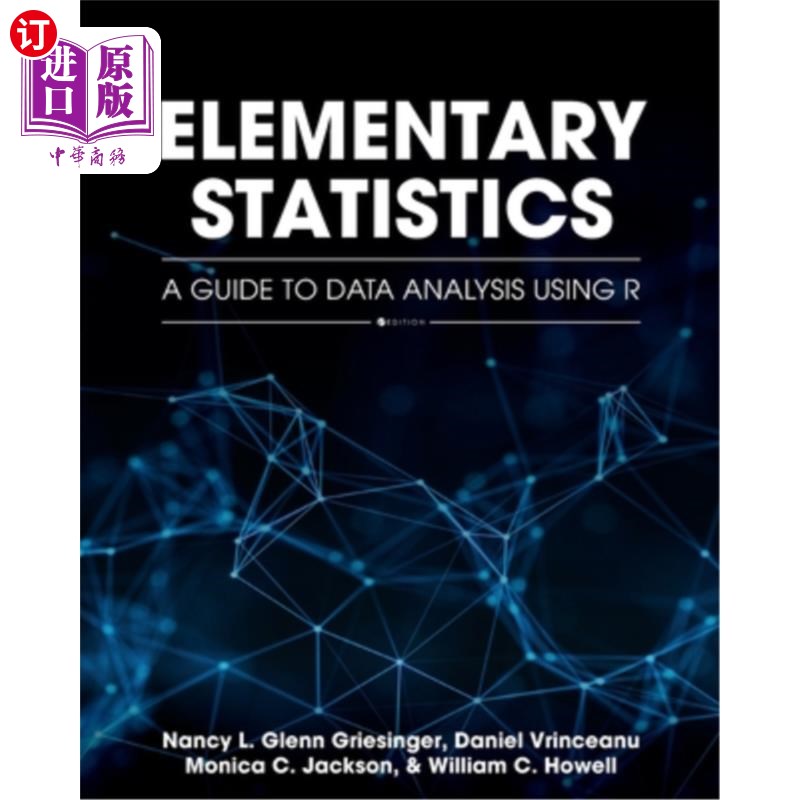 海外直订Elementary Statistics: A Guide to Data Analysis Using R 基础统计学:使用R进行数据分析的指南