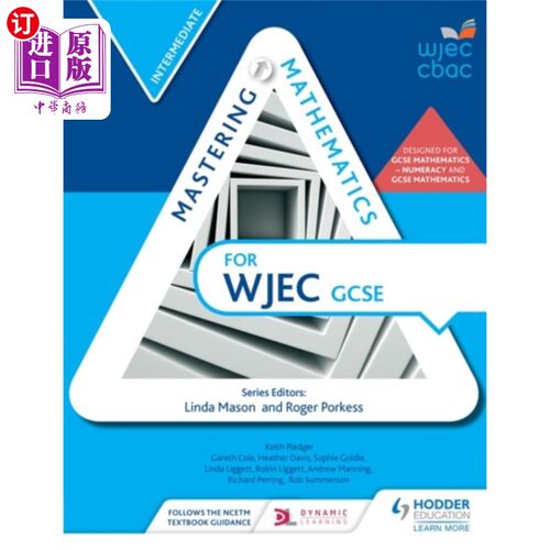 海外直订Mastering Mathematics for WJEC GCSE: Intermediate 为WJEC GCSE掌握数学：中级