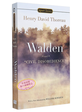 瓦尔登湖 150周年版 Walden and Civil Disobedience (150th Anniversary)  英文原版 Signet Classics 【中商原版】