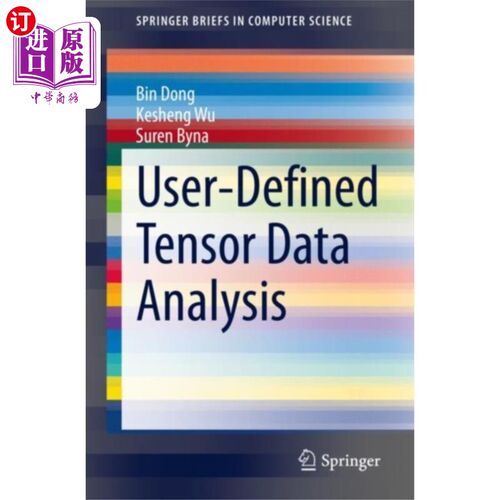 海外直订User-Defined Tensor Data Analysis 用户自定义张量数据分析