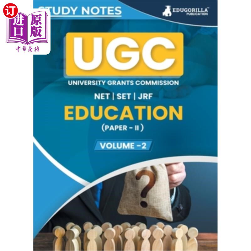 海外直订UGC NET Paper II Education (Vol 2) Topic-wise Notes (English Edition) A Complete UGC . NET论