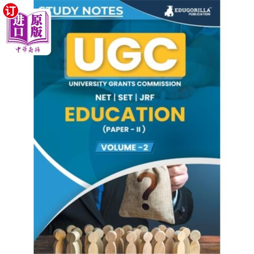 海外直订UGC NET Paper II Education (Vol 2) Topic-wise Notes (English Edition) A Complete UGC . NET论