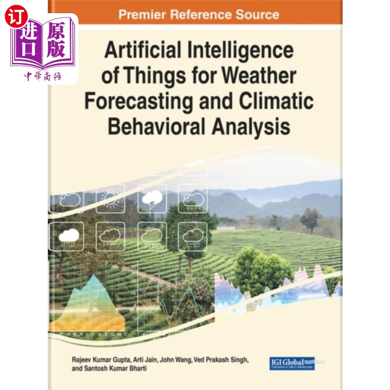 海外直订Artificial Intelligence of Things for Weather Fo... 用于天气预报和气候行为分析的人工智能事物