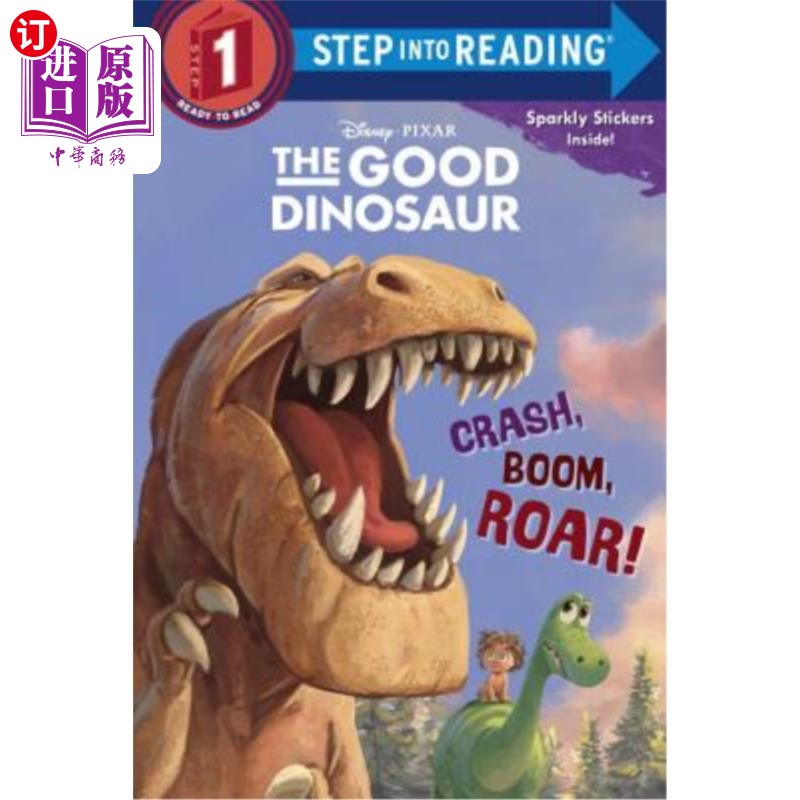 海外直订Crash, Boom, Roar! (Disney/Pixar the Good Dinosaur) 轰，轰，吼！（迪士尼/皮克斯好恐龙）