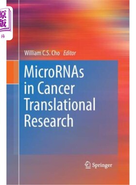 海外直订Micrornas in Cancer Translational Research 癌症转化研究中的小核糖核酸