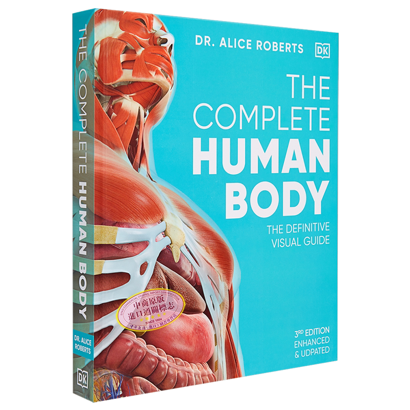 预售 DK人体全书 The Complete Human Body 英文原版 Alice Roberts 医学生物生命科学 人体结构 科普百科【中商原版】
