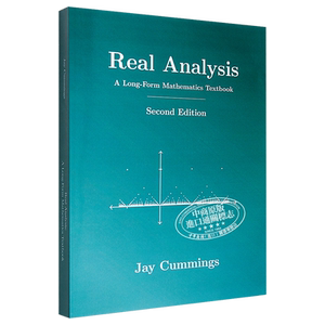 实分析 实变函数论 数学入门教材 英文原版 Real Analysis A Long-Form Mathematics Textbook Jay Cummings【中商原版】