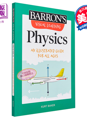 巴朗视觉学习 物理学 Barrons Visual Learning Physics 英文原版 Kurt Baker【中商原版】