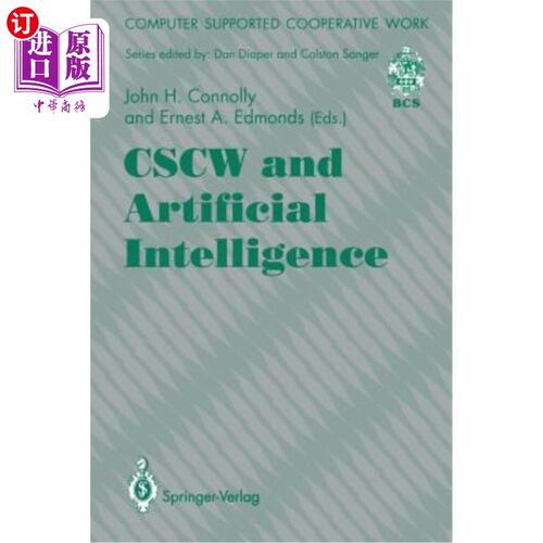 海外直订Cscw and Artificial Intelligence Cscw和人工智能
