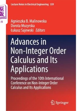 海外直订Advances in Non-Integer Order Calculus and Its Applications: Proceedings of the  非整数阶微积分及其应用进展