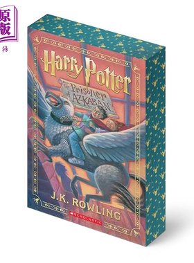 预售 哈利 波特与阿兹卡班的囚徒 美版特装版 Harry Potter and the Prisoner of Azkaban 英文原版 J K Rowling【中商原版】