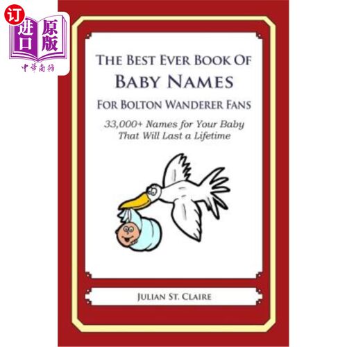 海外直订医药图书The Best Ever Book of Baby Names for Bolton Wanderers Fans: 33,000+ Names for Yo 博尔顿流浪者球迷有