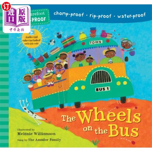海外直订Barefoot Baby-Proof: The Wheels on the Bus 赤脚防婴儿：公共汽车上的轮子