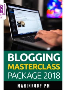 海外直订Blogging Masterclass Package 2018 2018年博客大师班包