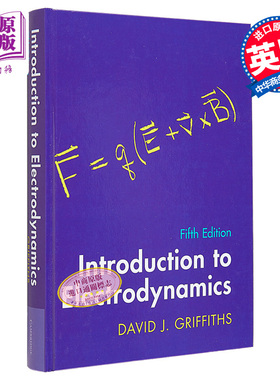 电动力学导论 第5版 Introduction to Electrodynamics 英文原版 电动力学导论 David J Griffiths 物理电子工程【中商原版】