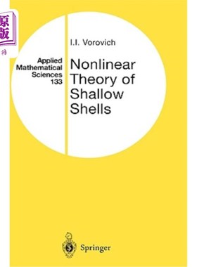 海外直订Nonlinear Theory of Shallow Shells 扁壳的非线性理论