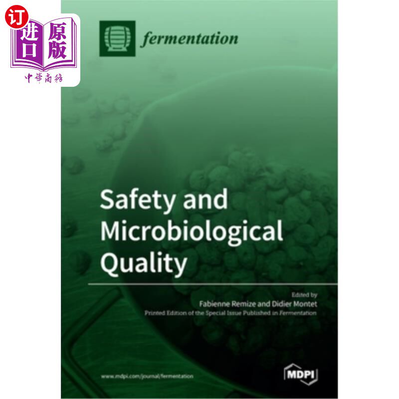 海外直订医药图书Safety and Microbiological Quality 安全和微生物质量
