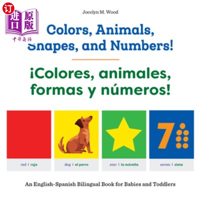 海外直订Colors, Animals, Shapes, and Numbers! / ?Colores, Animales, Formas Y Números!: A 颜色，动物，形状和数字!col